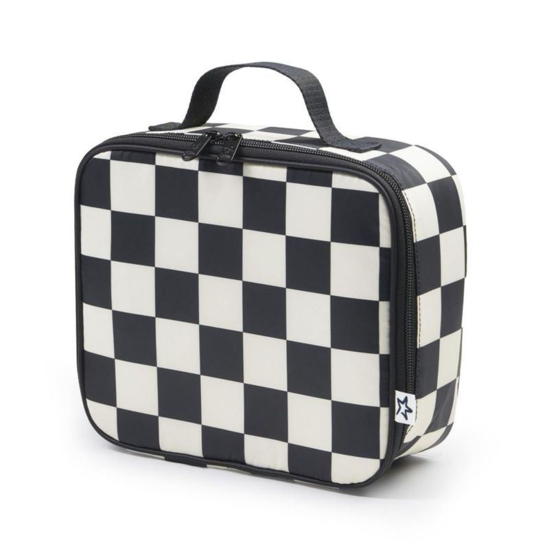 Lonchera Tiny Twinkle Impermeable a Cuadros Negros