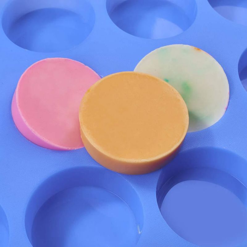 Molde de silicona sin BPA JET LAG 12 cavidades 4 oz para jabón