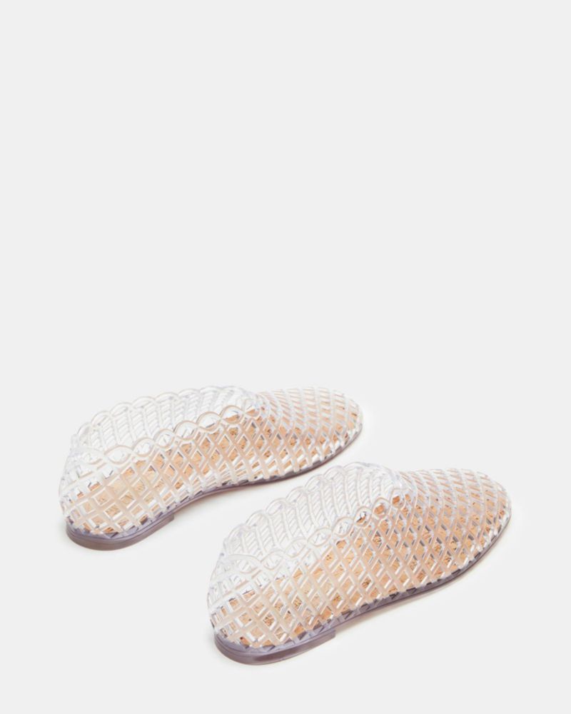 Zapato plano tipo bailarina Steve Madden Grove transparente talla 7