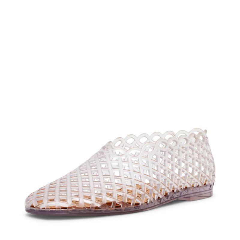 Zapato plano tipo bailarina Steve Madden Grove transparente talla 7