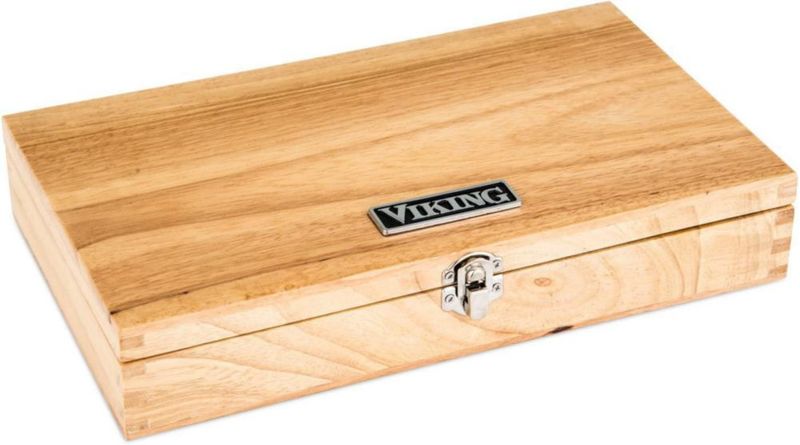 Juego de cuchillos para bistec Viking de 6 piezas acero inoxidable negro