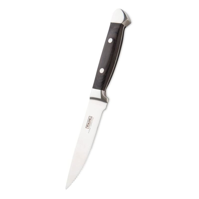 Juego de cuchillos para bistec Viking de 6 piezas acero inoxidable negro