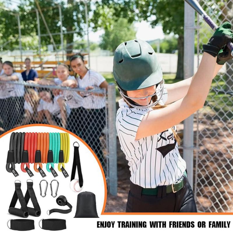 Entrenador de Béisbol Davllin 120 cm – Set de Bandas de Resistencia