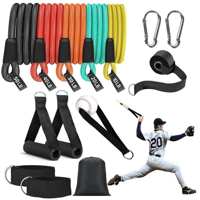 Entrenador de Béisbol Davllin 120 cm – Set de Bandas de Resistencia