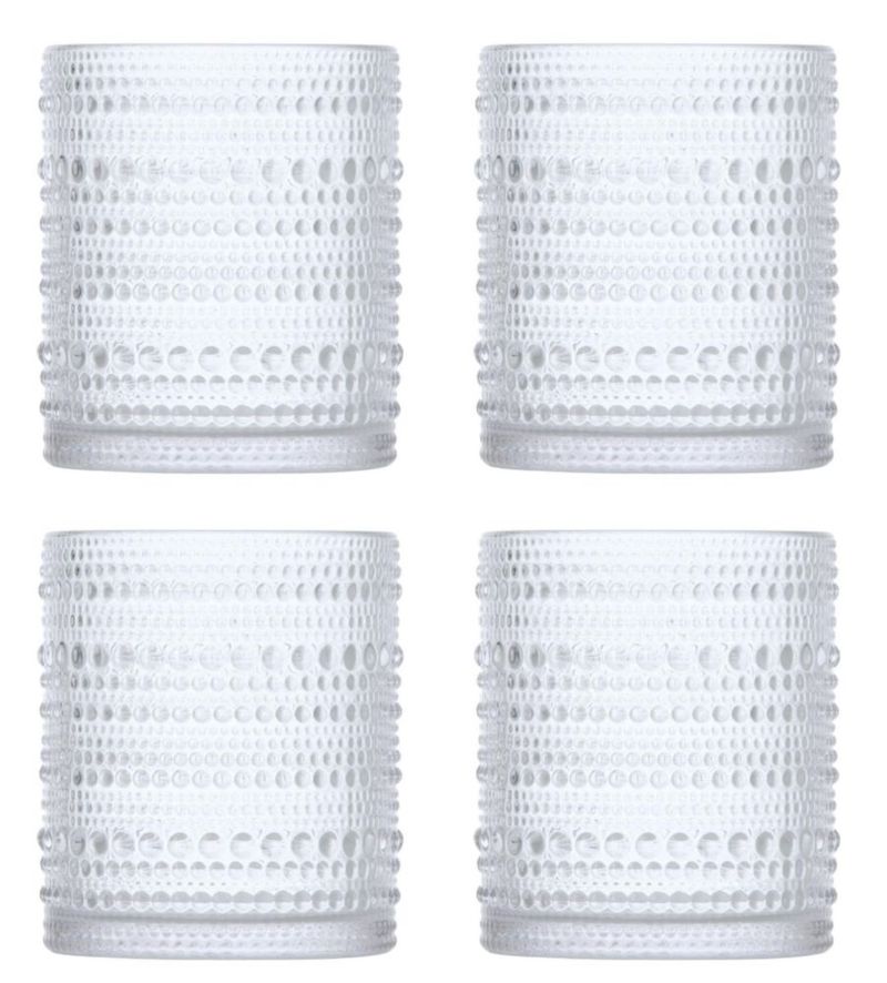 Juego de 4 vasos Fortessa Jupiter 300 ml transparentes
