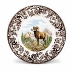 Plato de Ensalada Spode 20 cm Multicolor con Borrego de Cuernos Grandes