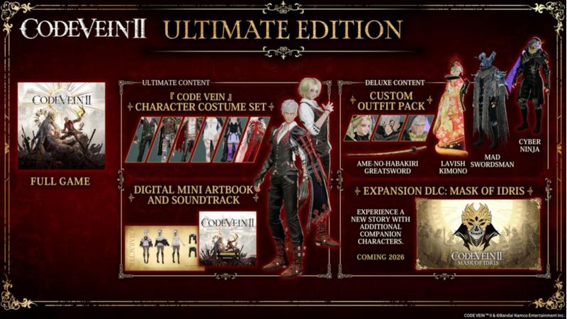 Code Vein II: Edición Definitiva para Xbox Series X