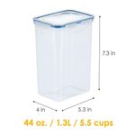 Recipiente de Almacenamiento de Alimentos LocknLock 13 L Transparente Rectangular