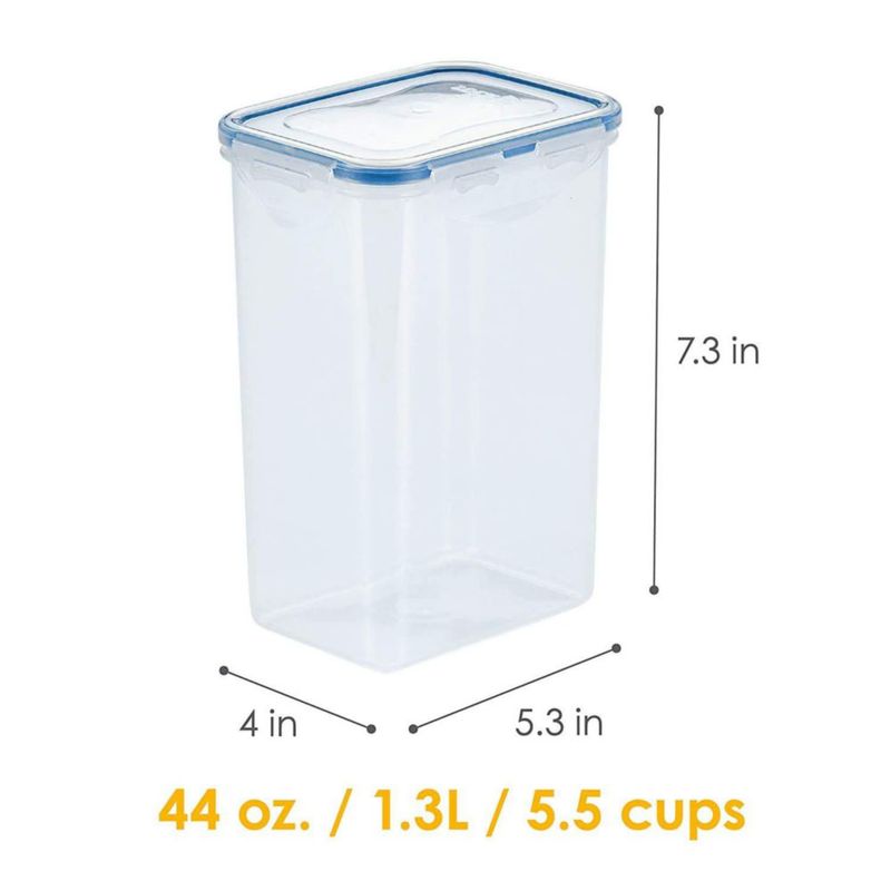 Recipiente de Almacenamiento de Alimentos LocknLock 13 L Transparente Rectangular