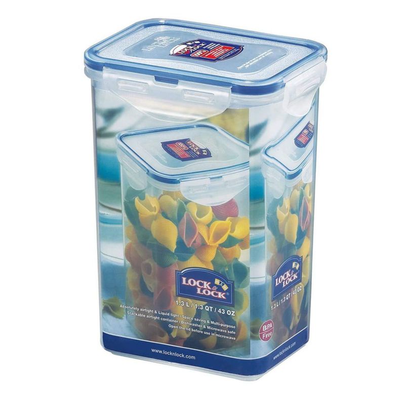 Recipiente de Almacenamiento de Alimentos LocknLock 13 L Transparente Rectangular