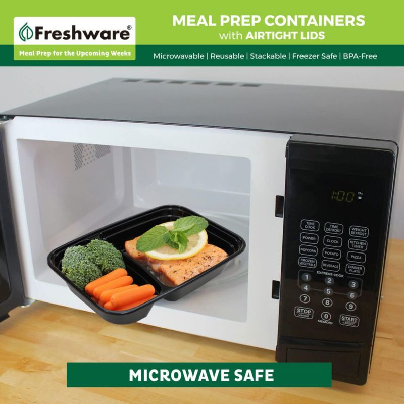 Envases Freshware para preparación de comidas paquete de 50 800 ml sin BPA