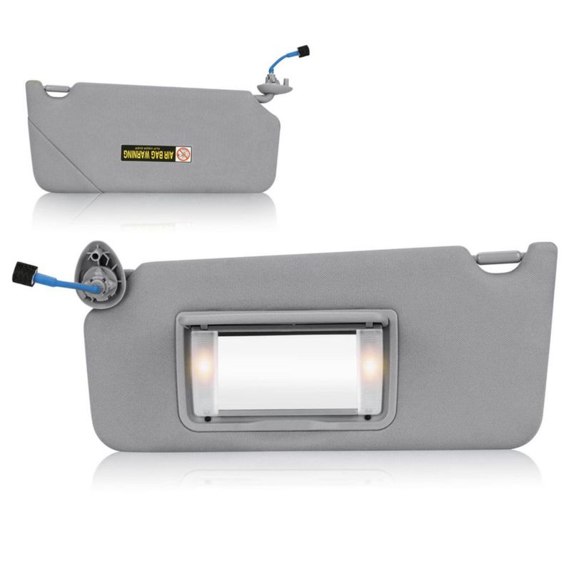 Visor solar izquierdo Aeagle para Honda Accord 2008‑2017 gris con luz integrada
