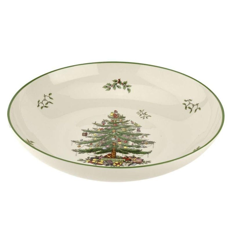 Cuenco de Pasta Spode 33 cm con Diseño de Árbol de Navidad
