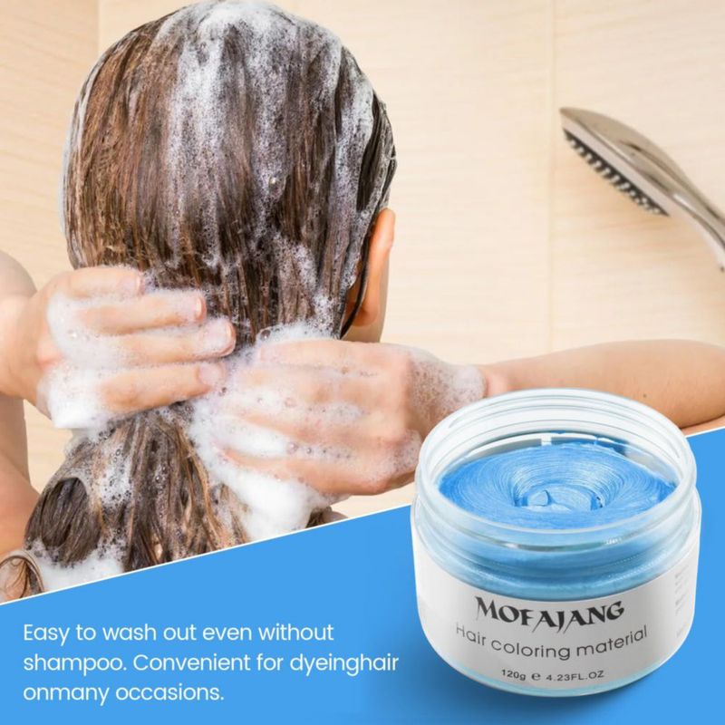 Cera de color para el cabello SOVONCARE 120 g Azul - Tinte temporal