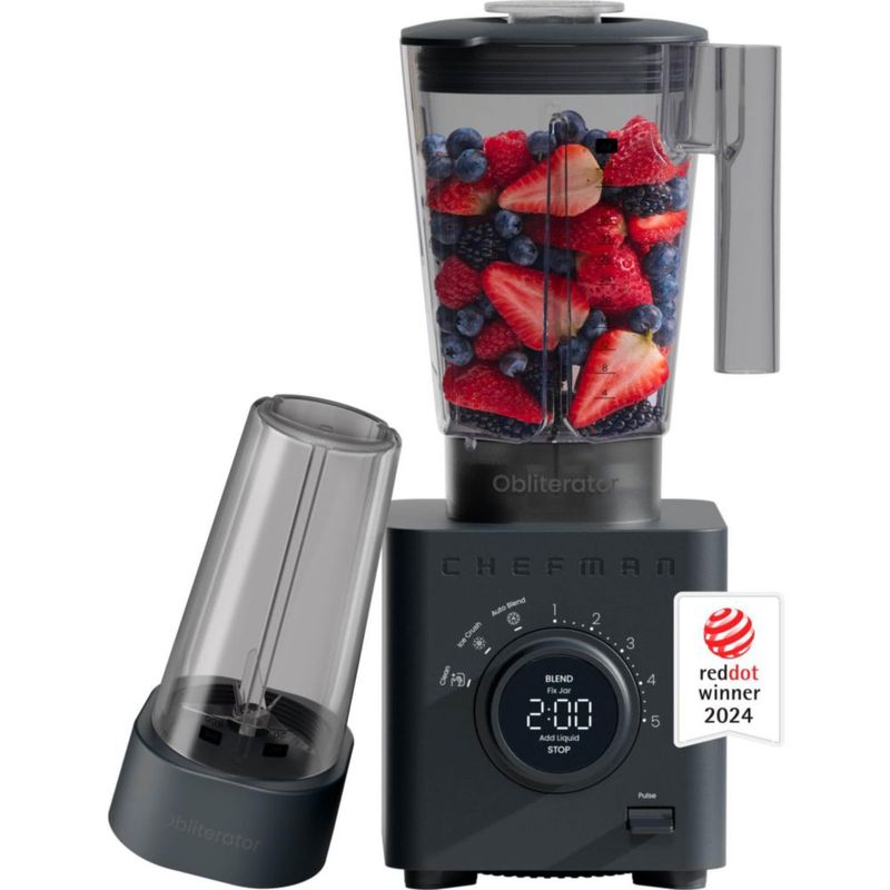 Licuadora Chefman Obliterator 1380 W 14 L con tarro de viaje