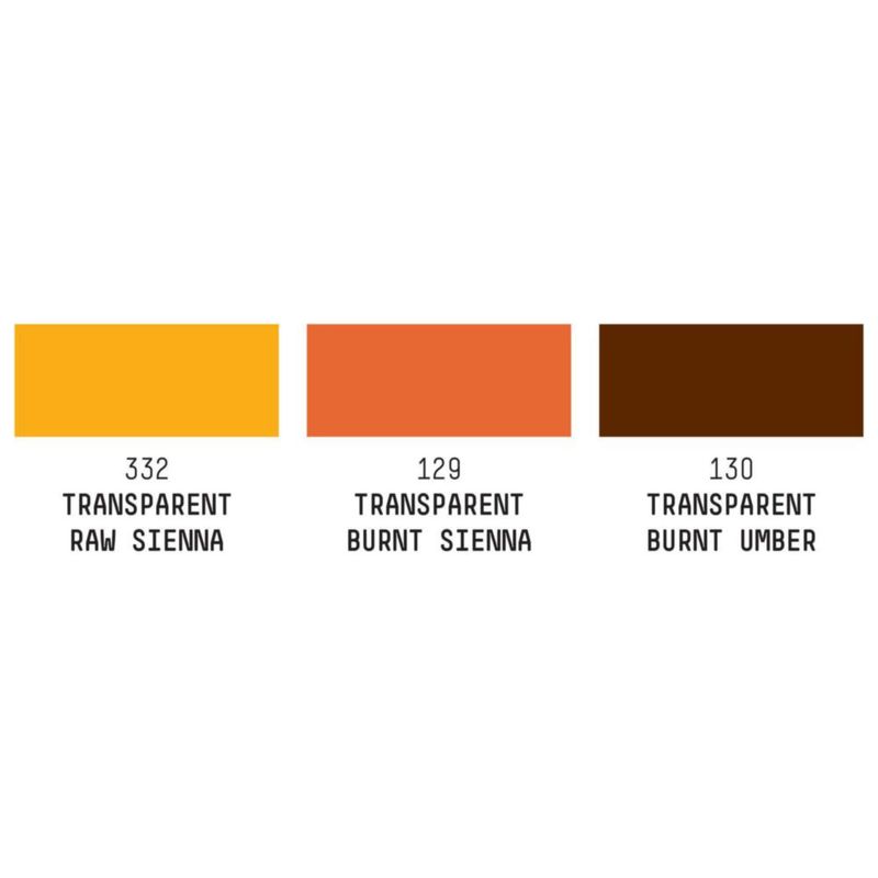 Tinta Acrílica Liquitex 30 ml Transparente - Juego de 3