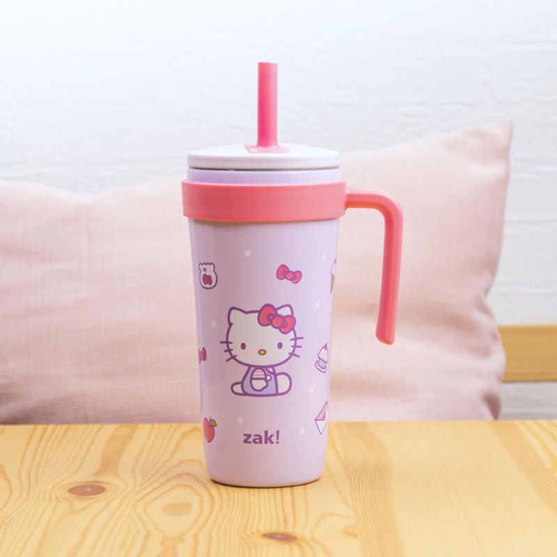 Vaso Térmico de Viaje Zak Designs 532 ml Hello Kitty (Acero Inoxidable)
