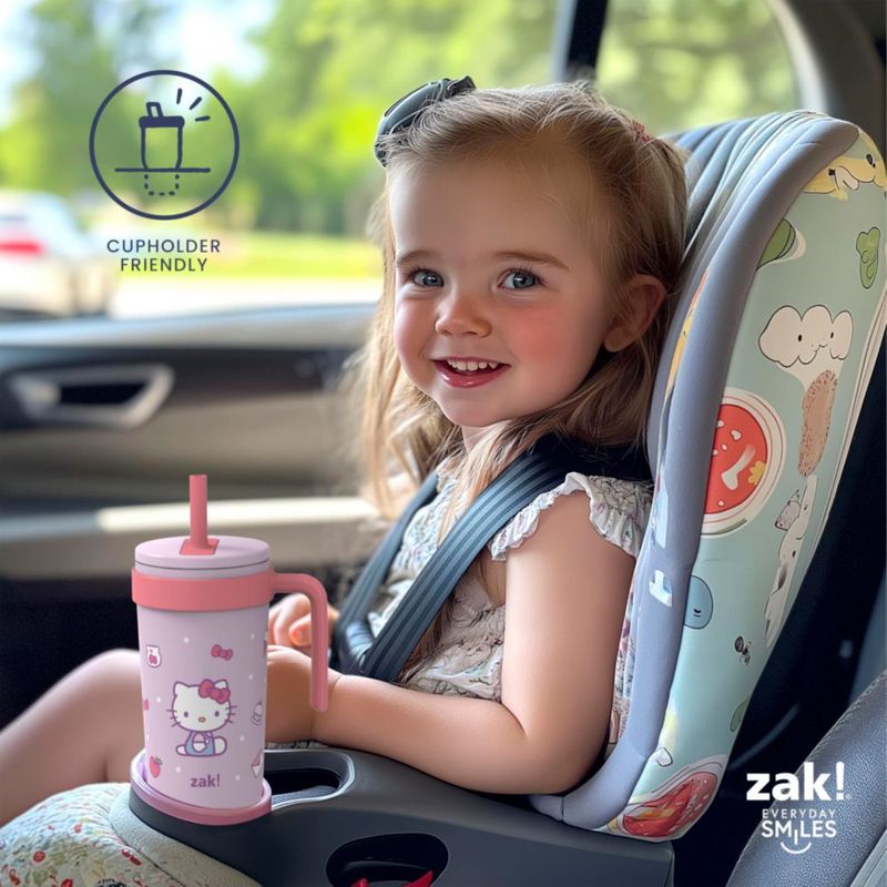 Vaso Térmico de Viaje Zak Designs 532 ml Hello Kitty (Acero Inoxidable)