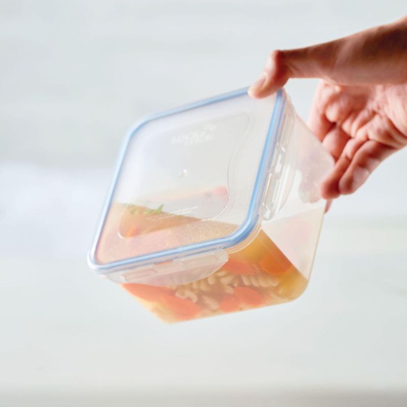 Juego de 10 piezas transparentes para almacenamiento de alimentos LocknLock