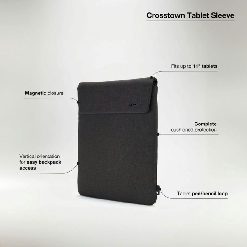 Funda Incase Crosstown para Tablet de 11" con Cierre Magnético y Bucle para Lápiz