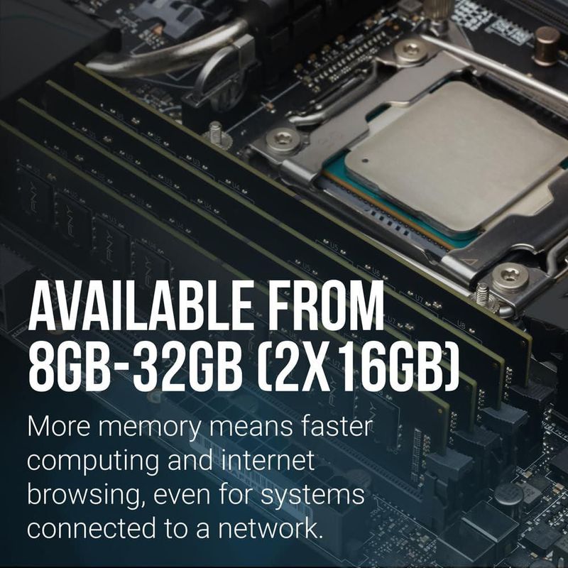 Memoria para Escritorio PNY 16GB DDR4 3200MHz CL22 1.2V