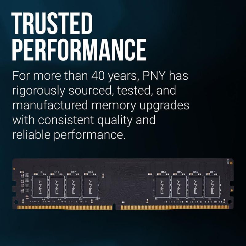Memoria para Escritorio PNY 16GB DDR4 3200MHz CL22 1.2V