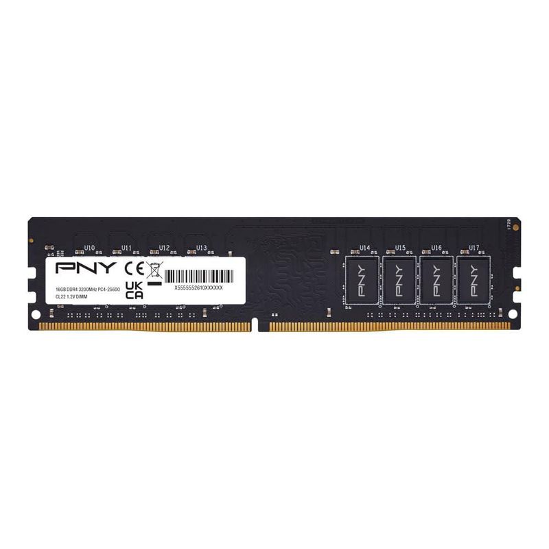 Memoria para Escritorio PNY 16GB DDR4 3200MHz CL22 1.2V