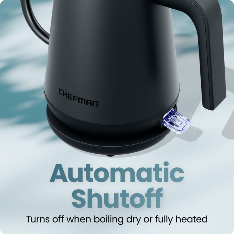 Hervidor Eléctrico Chefman 0.8 L Negro 120 V para Café de Goteo