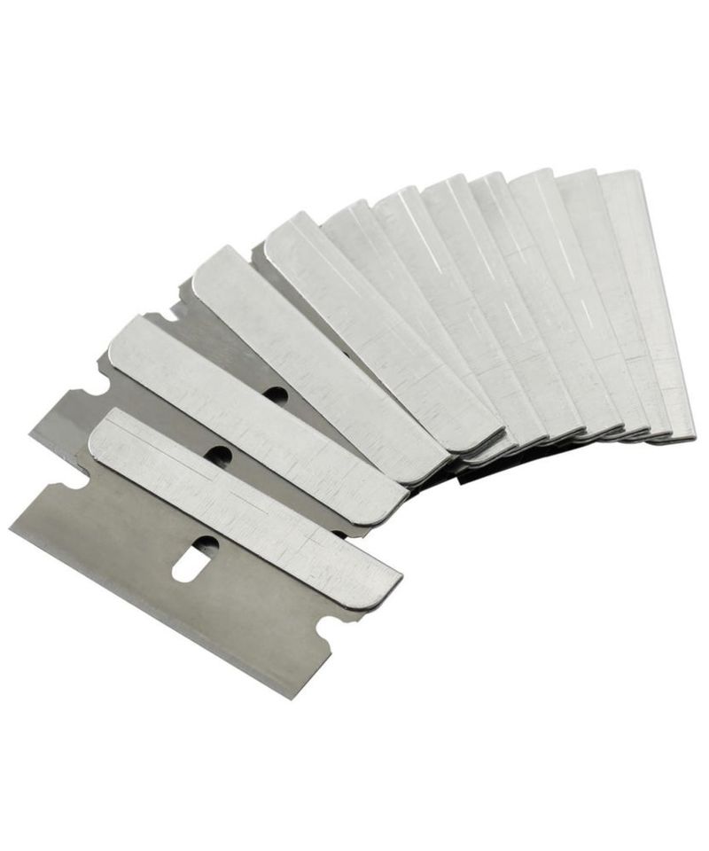 Cuchillas Bates Choice de 100 unidades plateadas filo recto