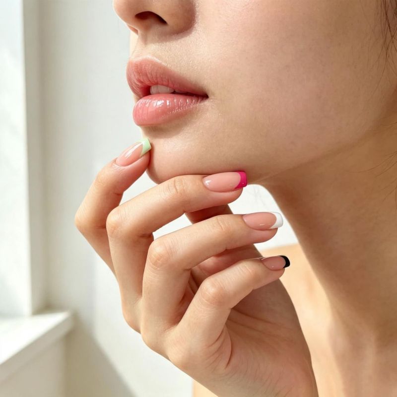 Uñas postizas Dsixnails 150 uds. Tips de gel cuadrado corto