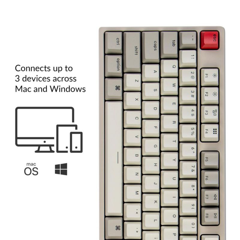 Teclado mecánico Keychron C2 Retro intercambiable en caliente con cable