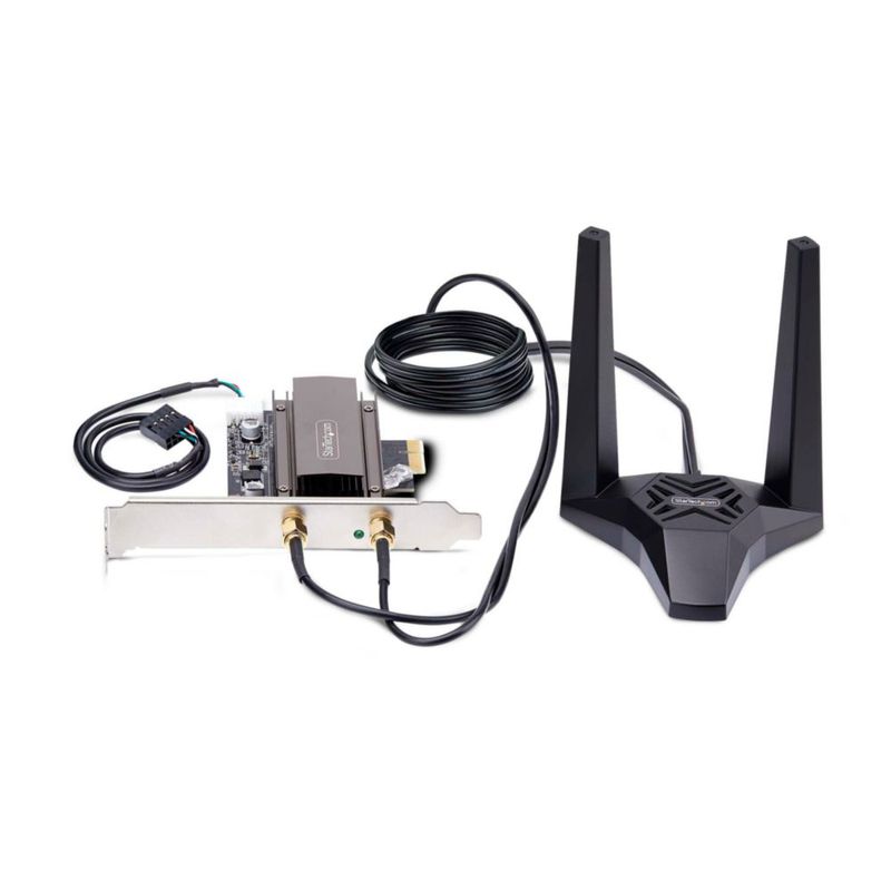 Tarjeta de red PCIe StarTech.com Wi‑Fi 6E con Bluetooth 5.3
