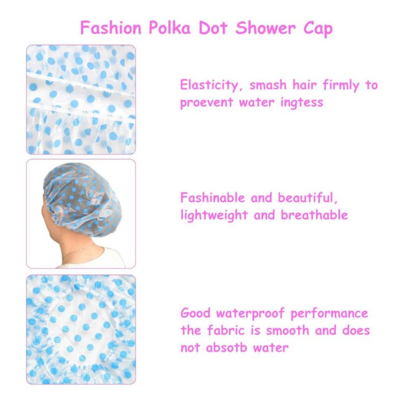 Gorro de ducha reutilizable TONGLETECH 27 cm – Pack de 3