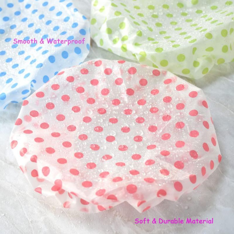 Gorro de ducha reutilizable TONGLETECH 27 cm – Pack de 3