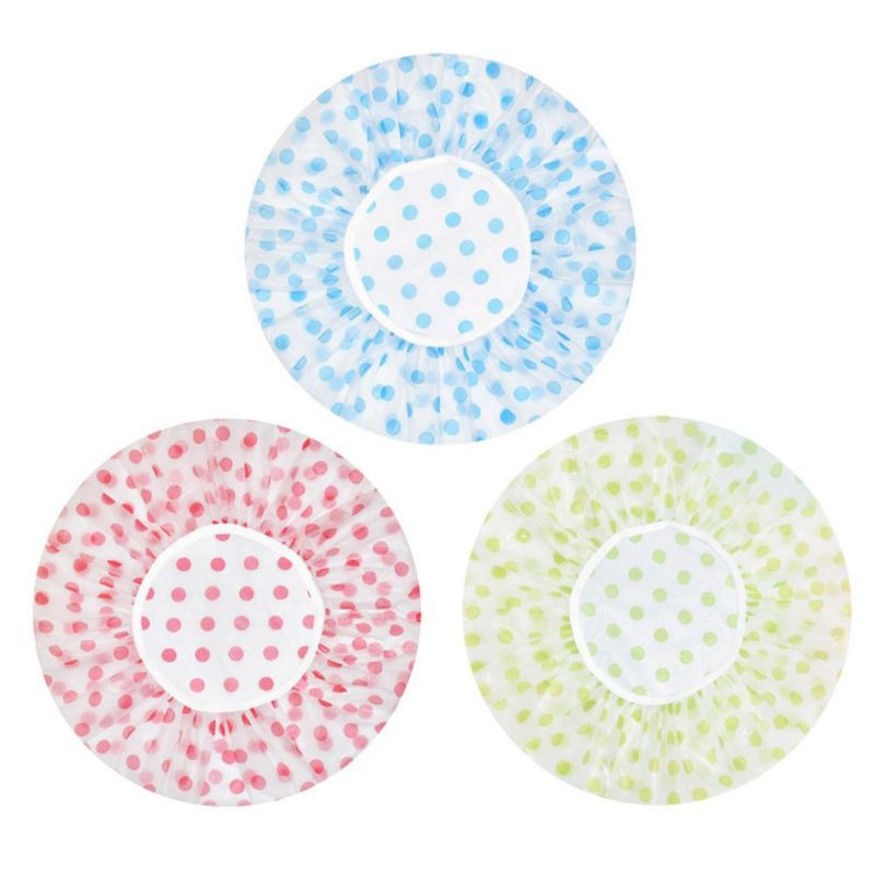 Gorro de ducha reutilizable TONGLETECH 27 cm – Pack de 3
