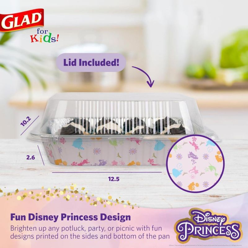 Bandeja para hornear Glad 31x26 cm 24 uds Disney Princess