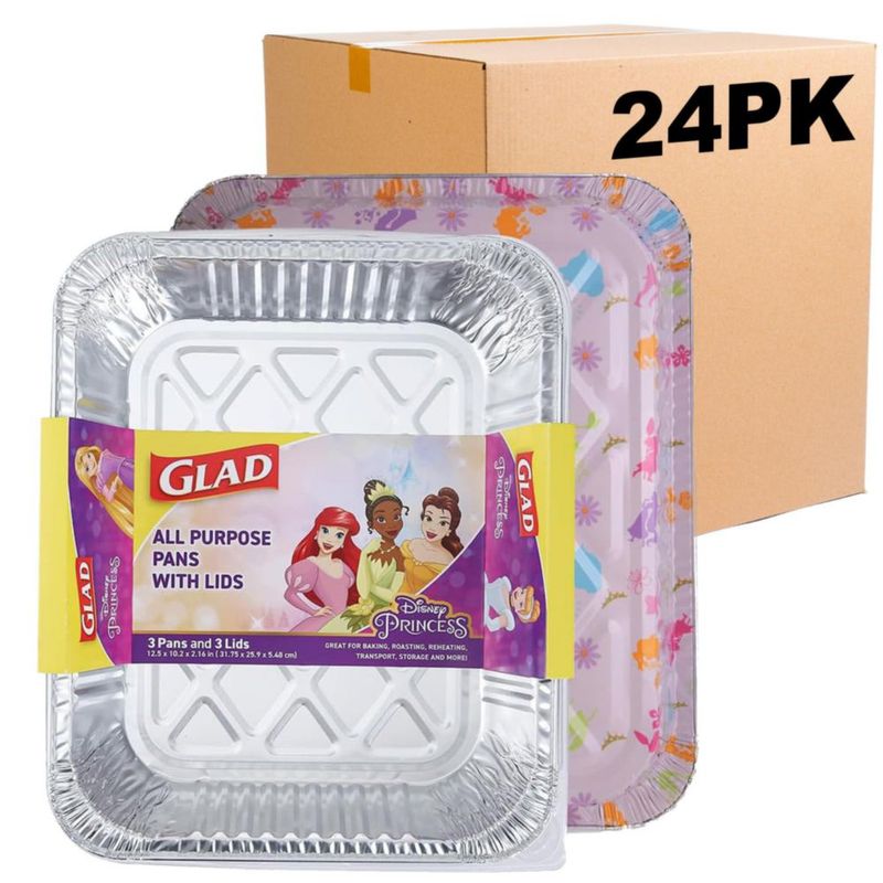 Bandeja para hornear Glad 31x26 cm 24 uds Disney Princess