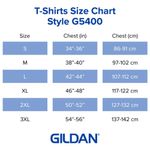 Camiseta Gildan G5400 pack de 2 negro 3XL