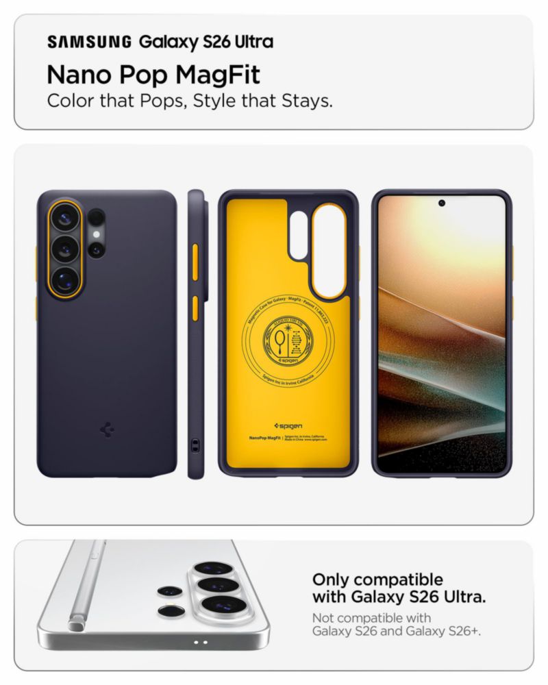 Funda Spigen Galaxy S26 Ultra Nano Pop MagFit
