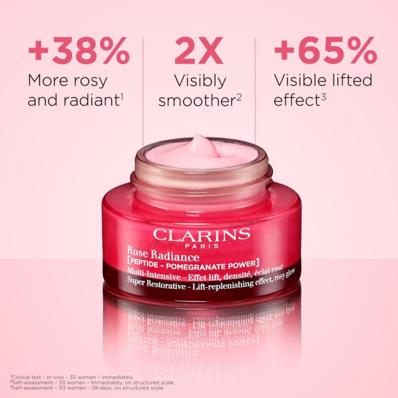 Crema hidratante Clarins Super Restorative Rose Radiance 50 ml