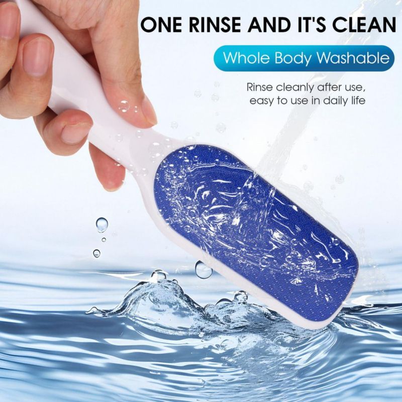 Raspador de Pies Papkolwe Nano-Glass Blanco Ergonómico