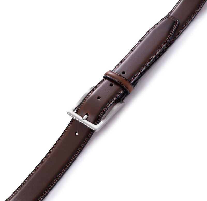 Cinturón de cuero genuino Fabio Valenti 34 cm