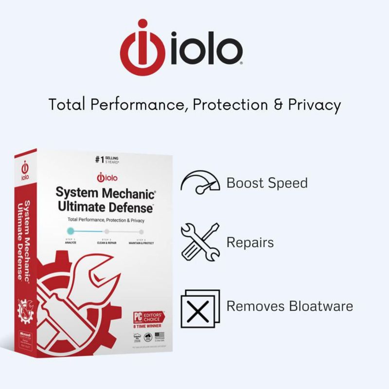 Software iolo System Mechanic Defensa Definitiva