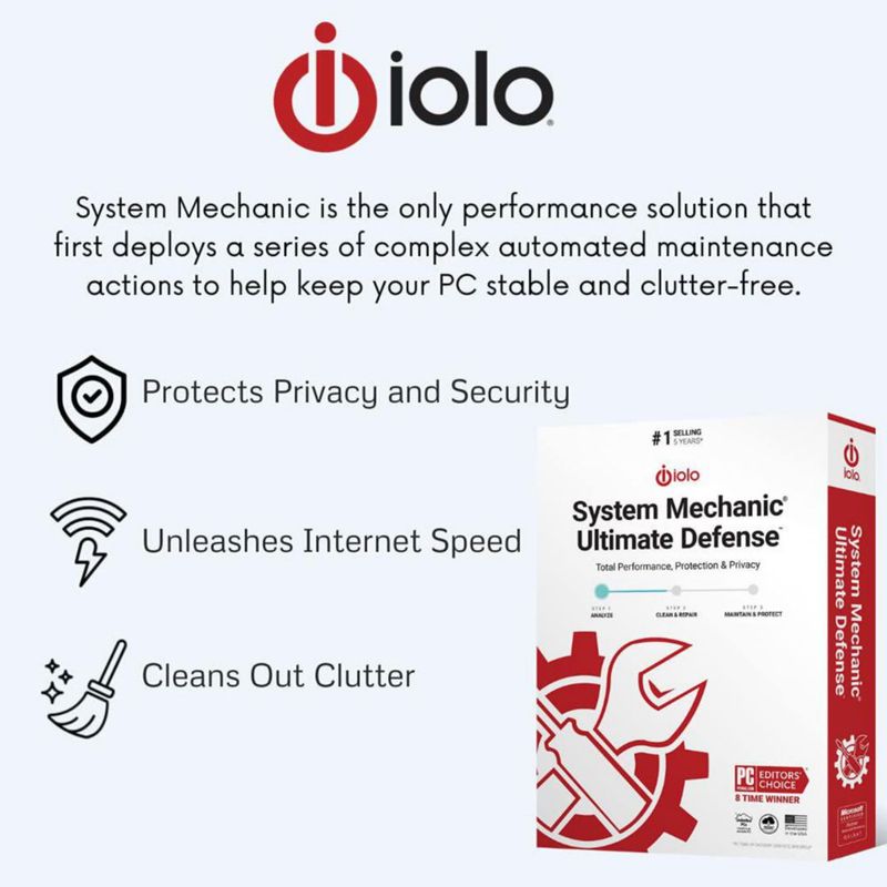 Software iolo System Mechanic Defensa Definitiva