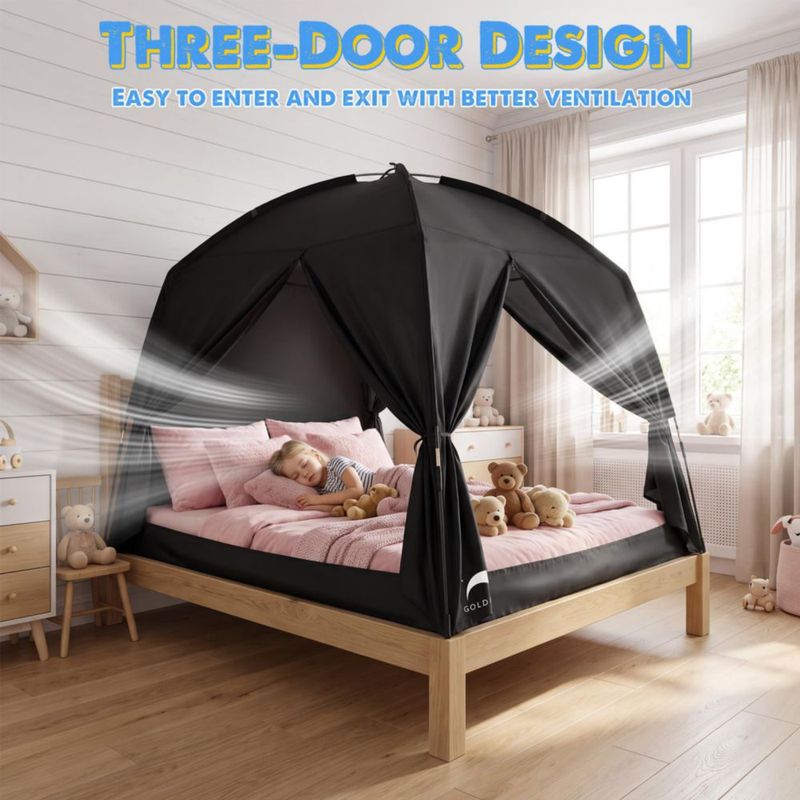 Tienda para cama GOLDEN MARS 210x135x157 cm Opaca