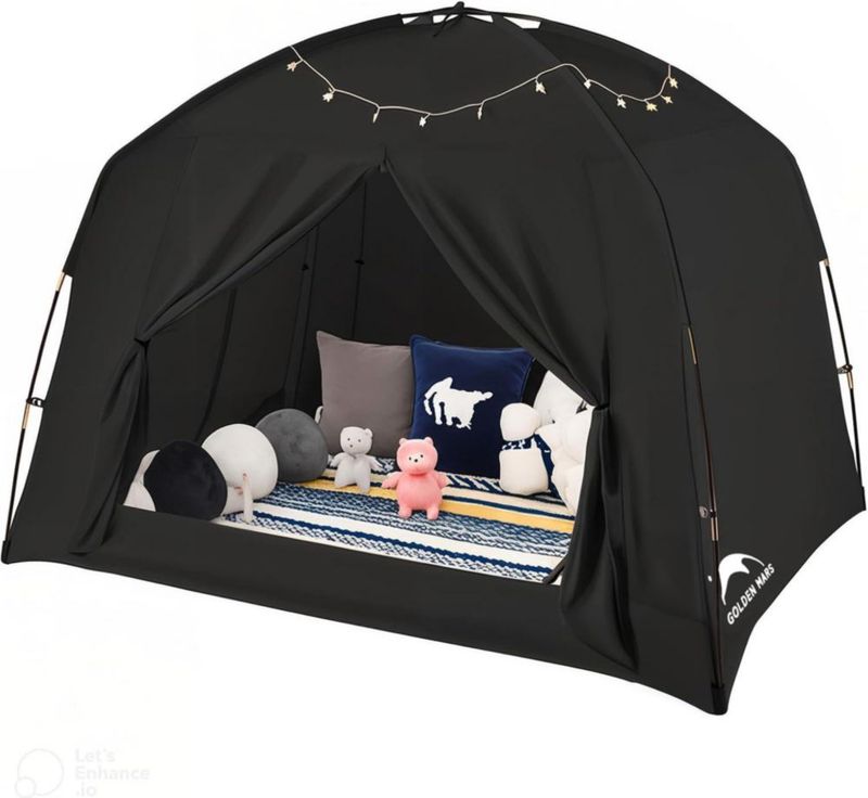 Tienda para cama GOLDEN MARS 210x135x157 cm Opaca