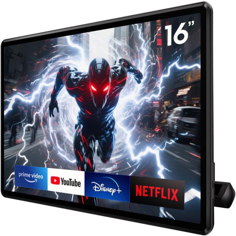 TV para coche Seventour 41 cm Android WiFi Bluetooth 4G + 64 GB