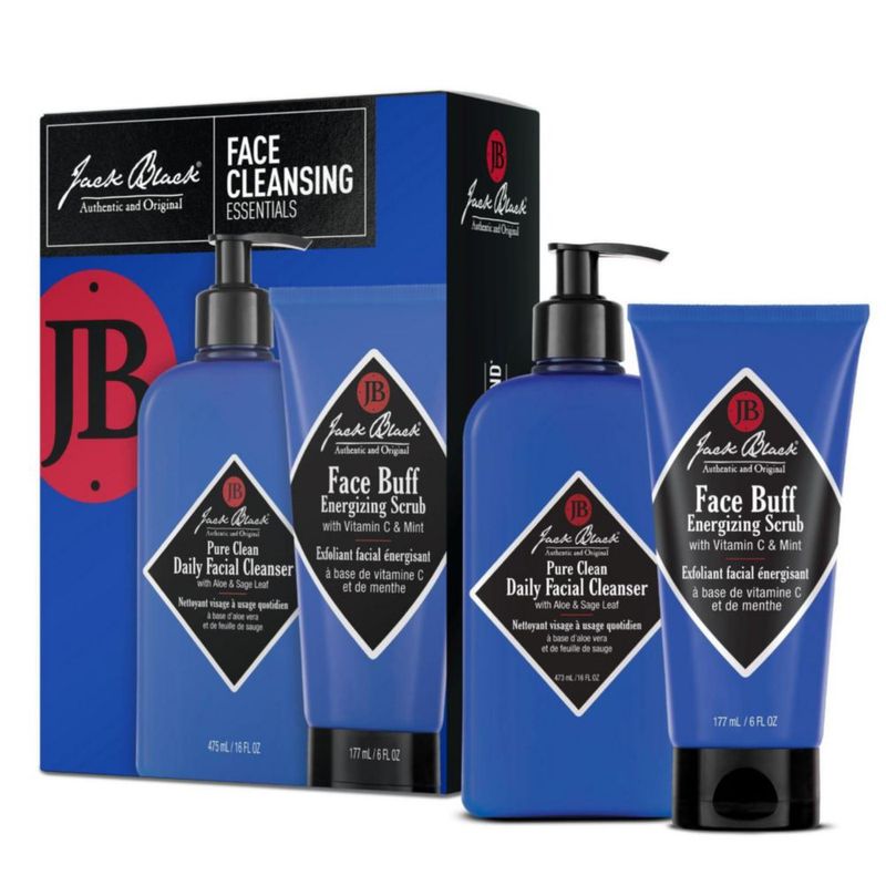 Kit Esenciales de Limpiador Facial Jack Black 473 ml + 177 ml