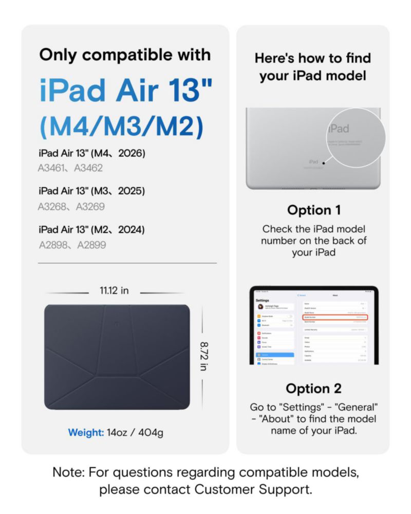 Funda MOFT Dynamic Folio para iPad Air 13 pulgadas M4/M3/M2