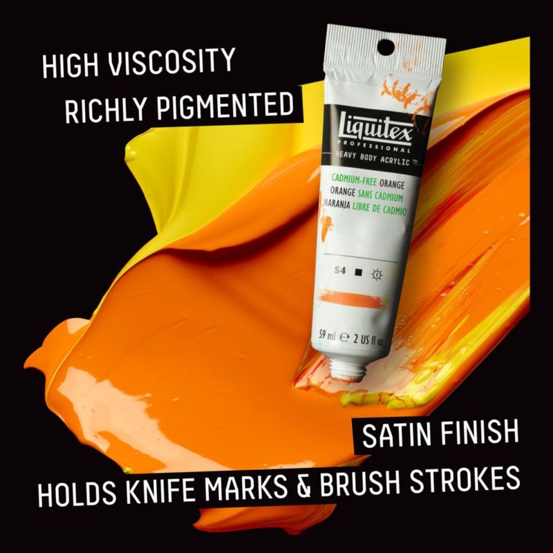 Pintura Acrílica Liquitex Cuerpo Pesado 59 ml Óxido Amarillo